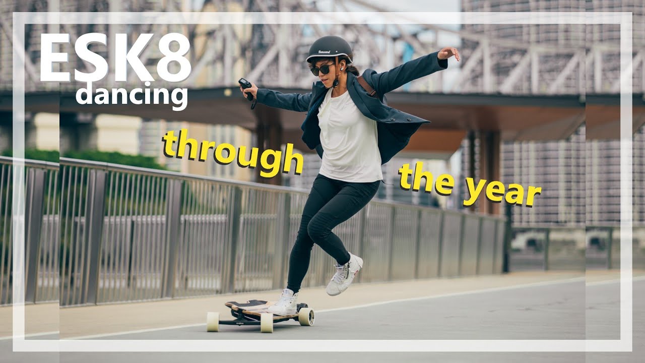 2021 ESK8 Dancing through the year on Evolve Skateboards