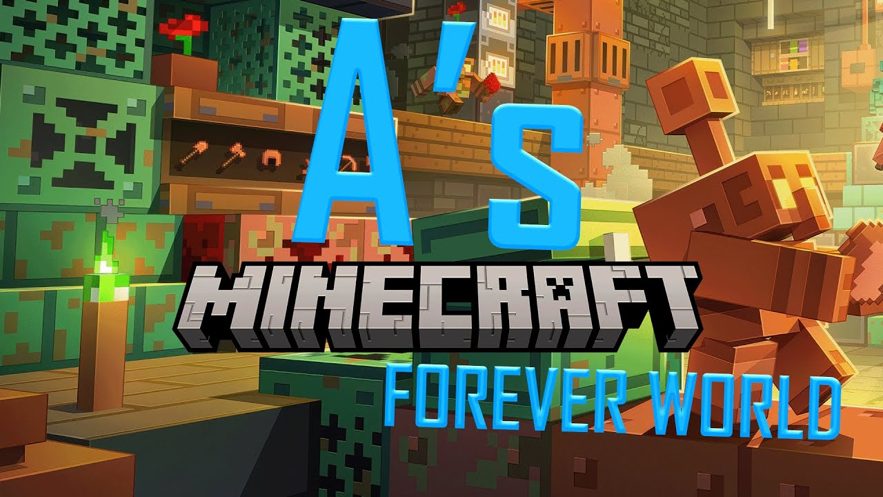 A's Minecraft Forever World - Collecting Resources For The Mage Tower