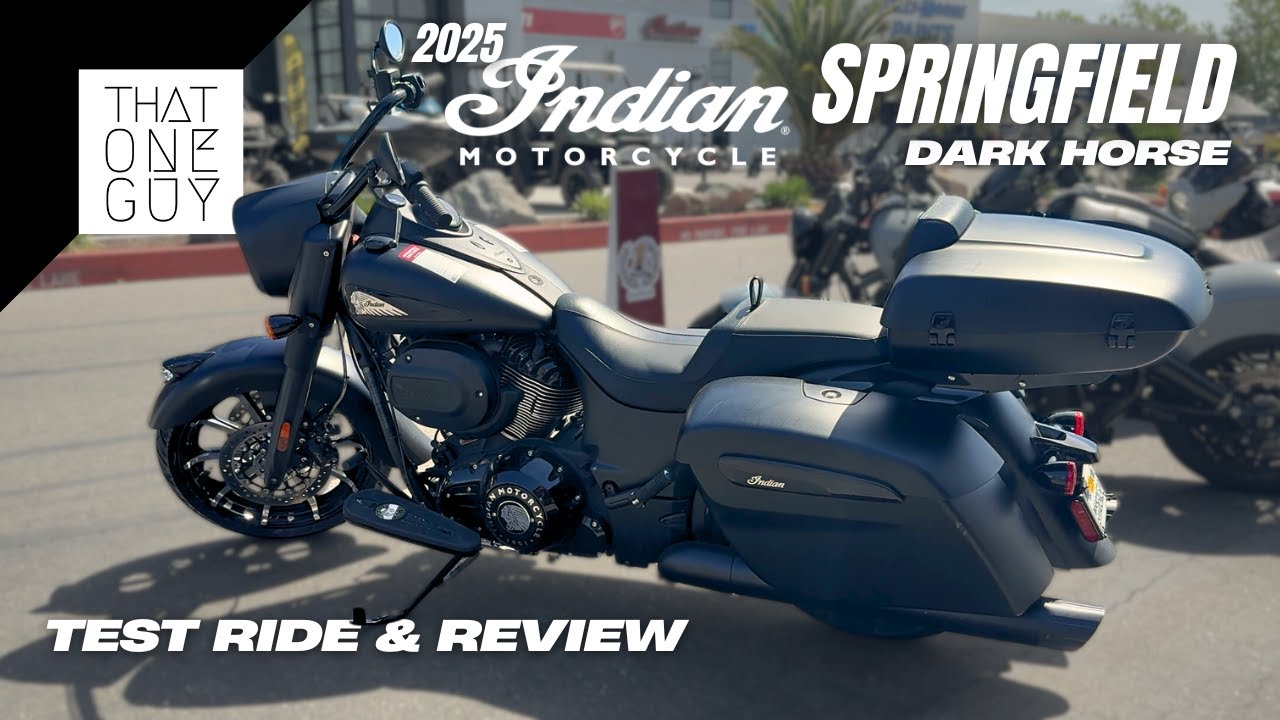 2025 Indian Springfield Dark Horse | Test Ride and Review
