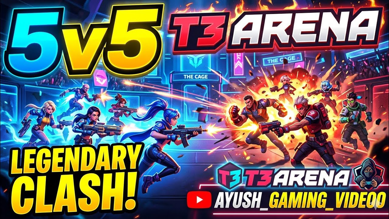 T3 arena 5v5 match #video #viral #viralvideo #viralvideos #views 