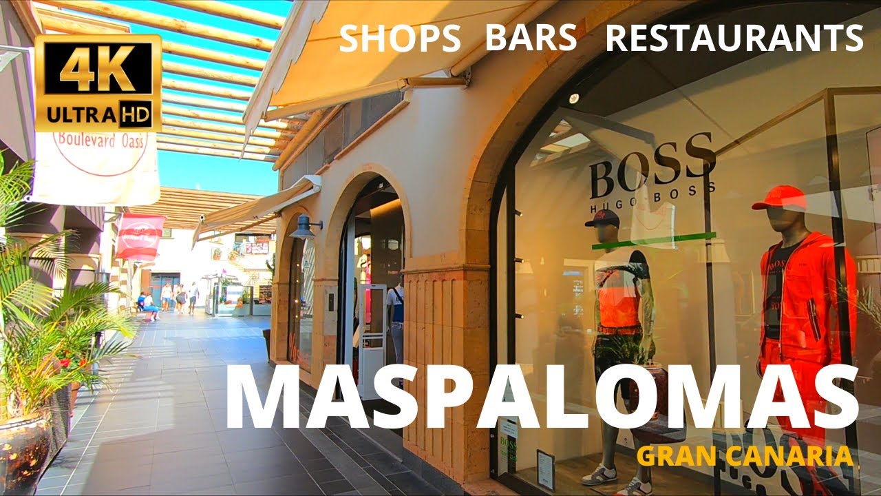 Gran Canaria Maspalomas Meloneras Shops & Restaurants 4K 👗 10 August 2020