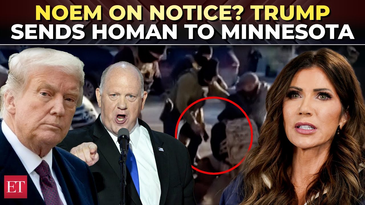 ‘Tough but fair’: Trump bypasses Noem, taps Tom Homan to take charge of ICE ops in Minnesota