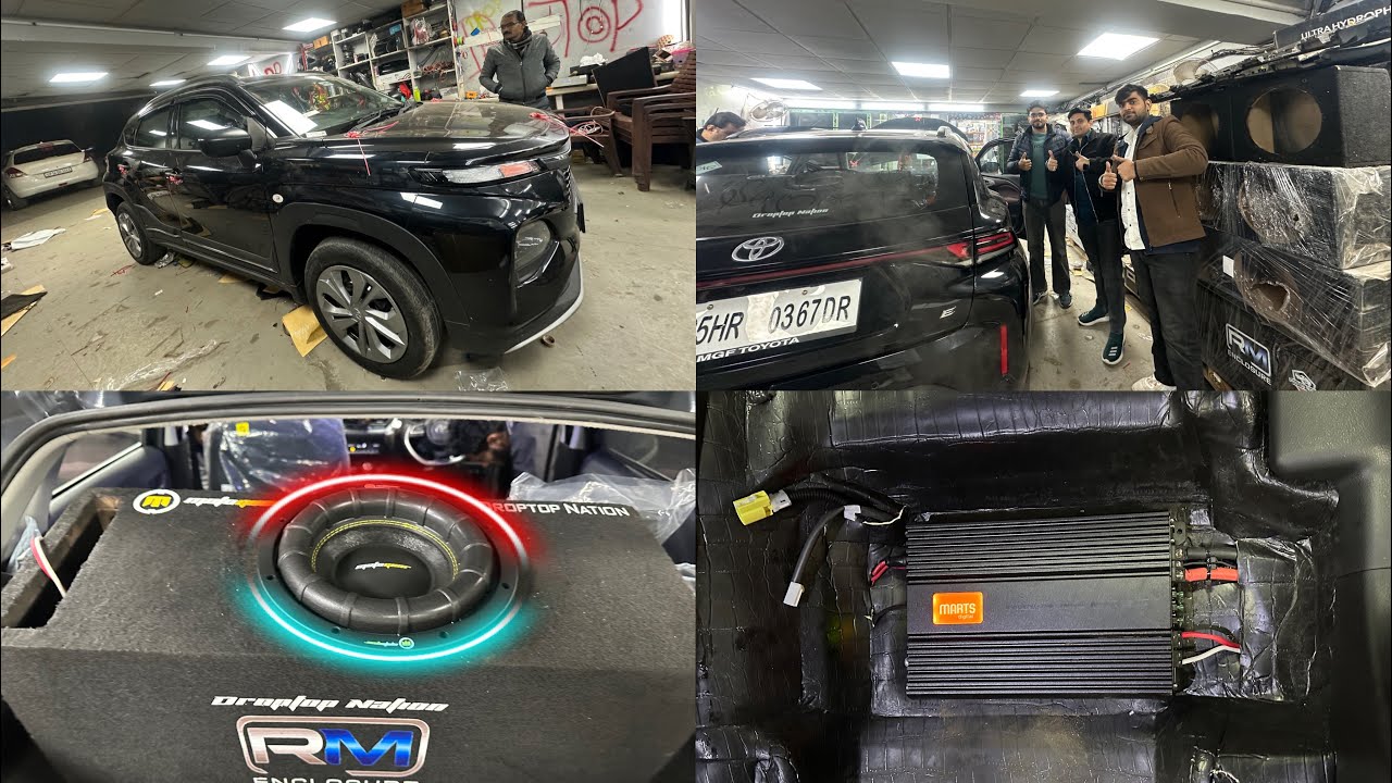 Toyota taisor modified ✅ compete audio setup done✅Motogear subwoofer✅Droptop Nation