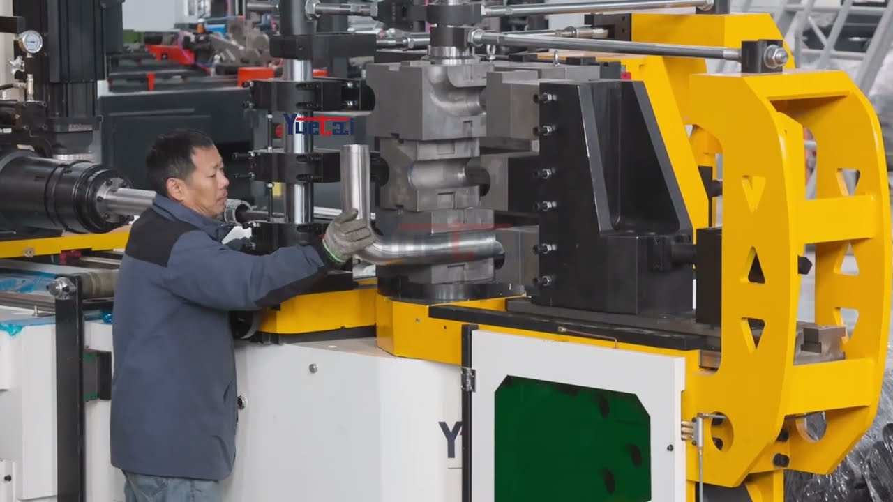 130CNC 8A MS Automatic Electric Exhaust Tube Pipe Bending Machine