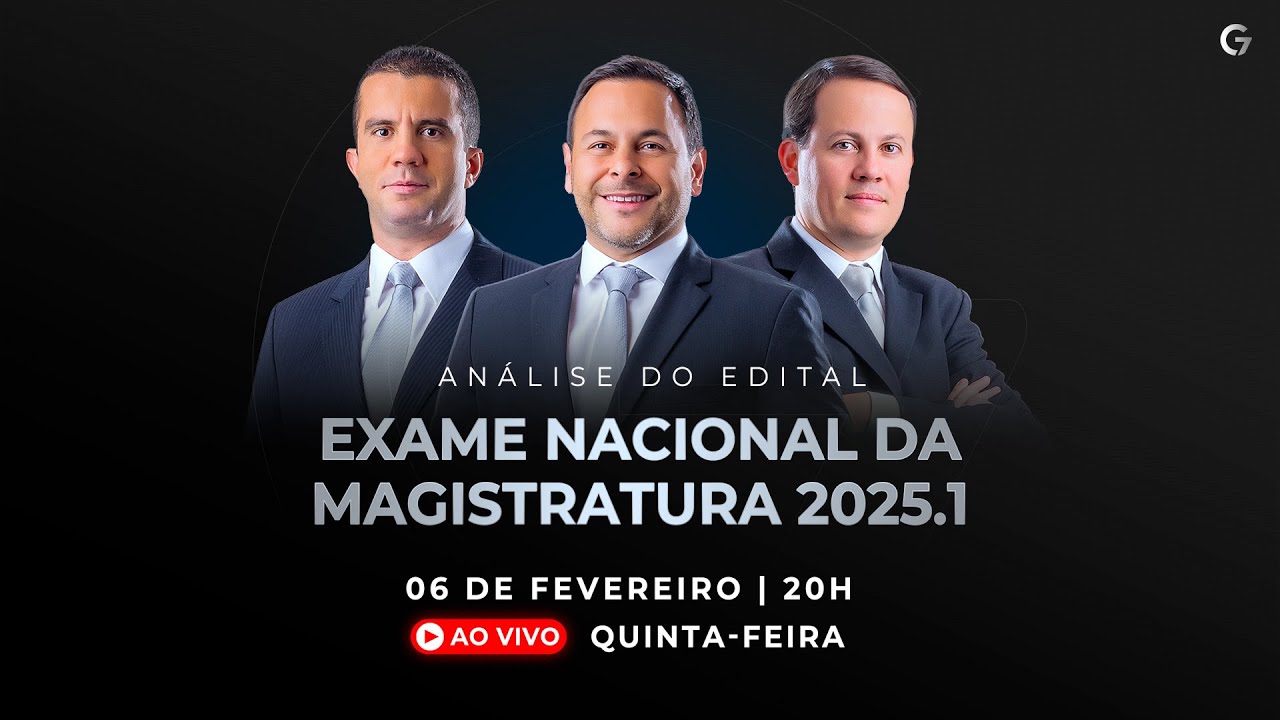 ANÁLISE DO EDITAL - EXAME NACIONAL DA MAGISTRATURA 2025.1