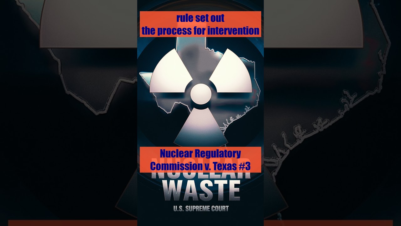 SCOTUS Oral Argument: Nuclear Regulatory Commission v. Texas #3