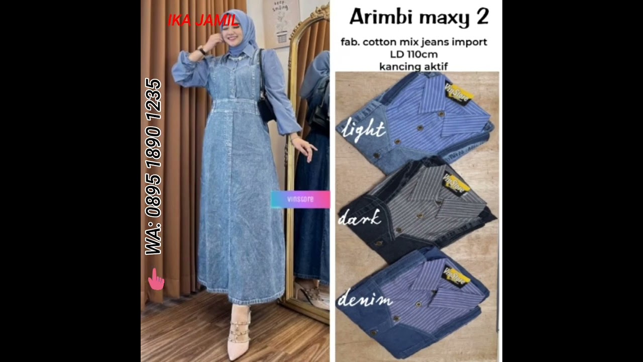 Ini yg bunda cari selama ini, model gamis terbaru 2025 2026 buat pengajian kondangan lebaran, Part 3