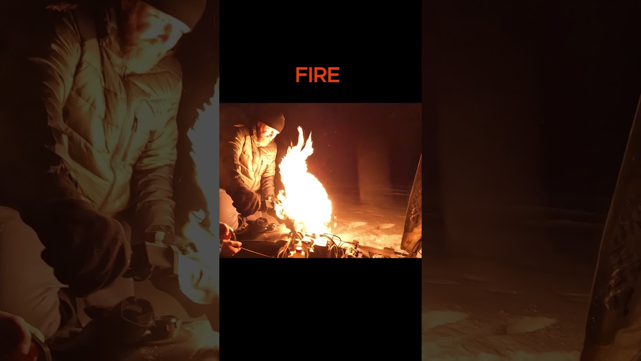 Snowmobile Catches on Fire While Trying to Start!!