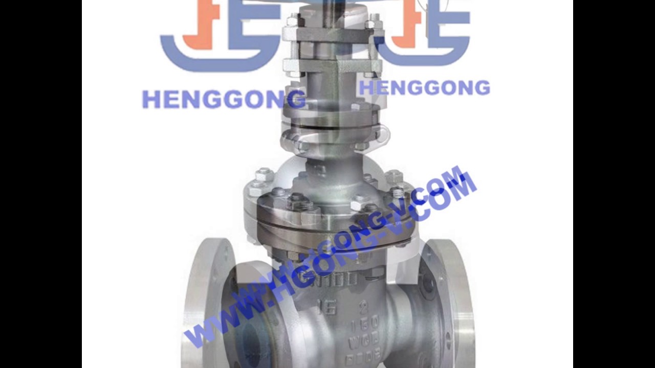 API/DIN stainless steel industrial flange gate valve