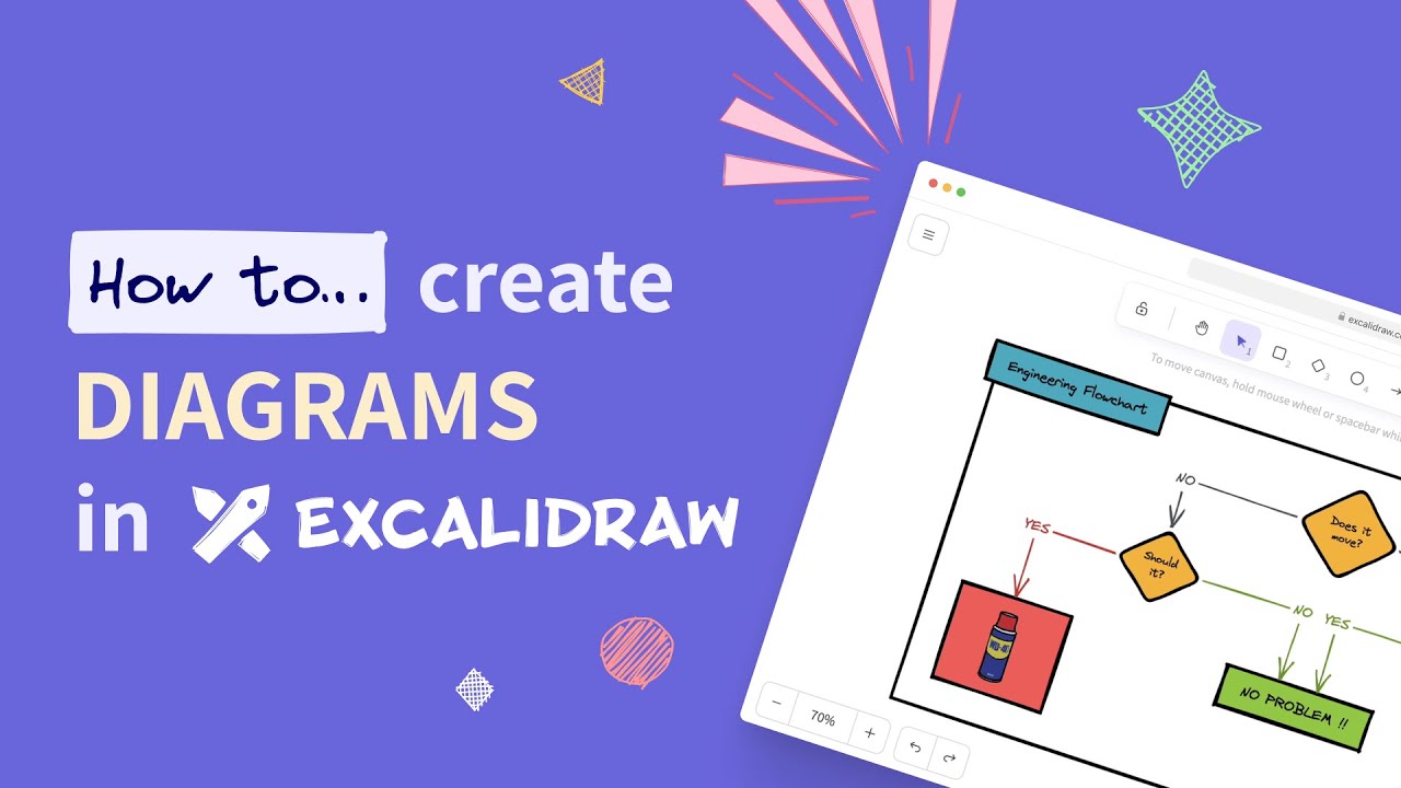 💡 How to create DIAGRAMS using basic tools in Excalidraw 👀 | TUTORIAL #5