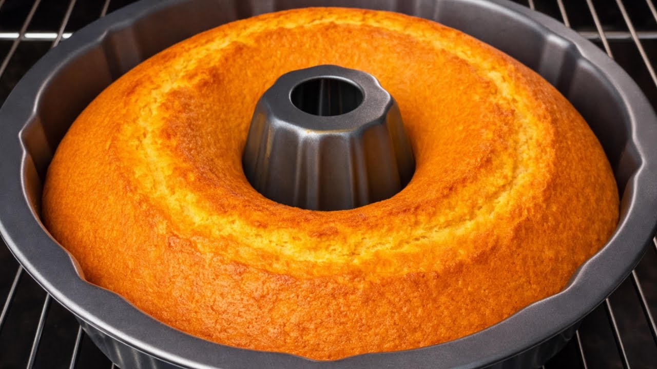 Сейчас его пекут все: апельсиновый кекс из целого апельсина 🍊