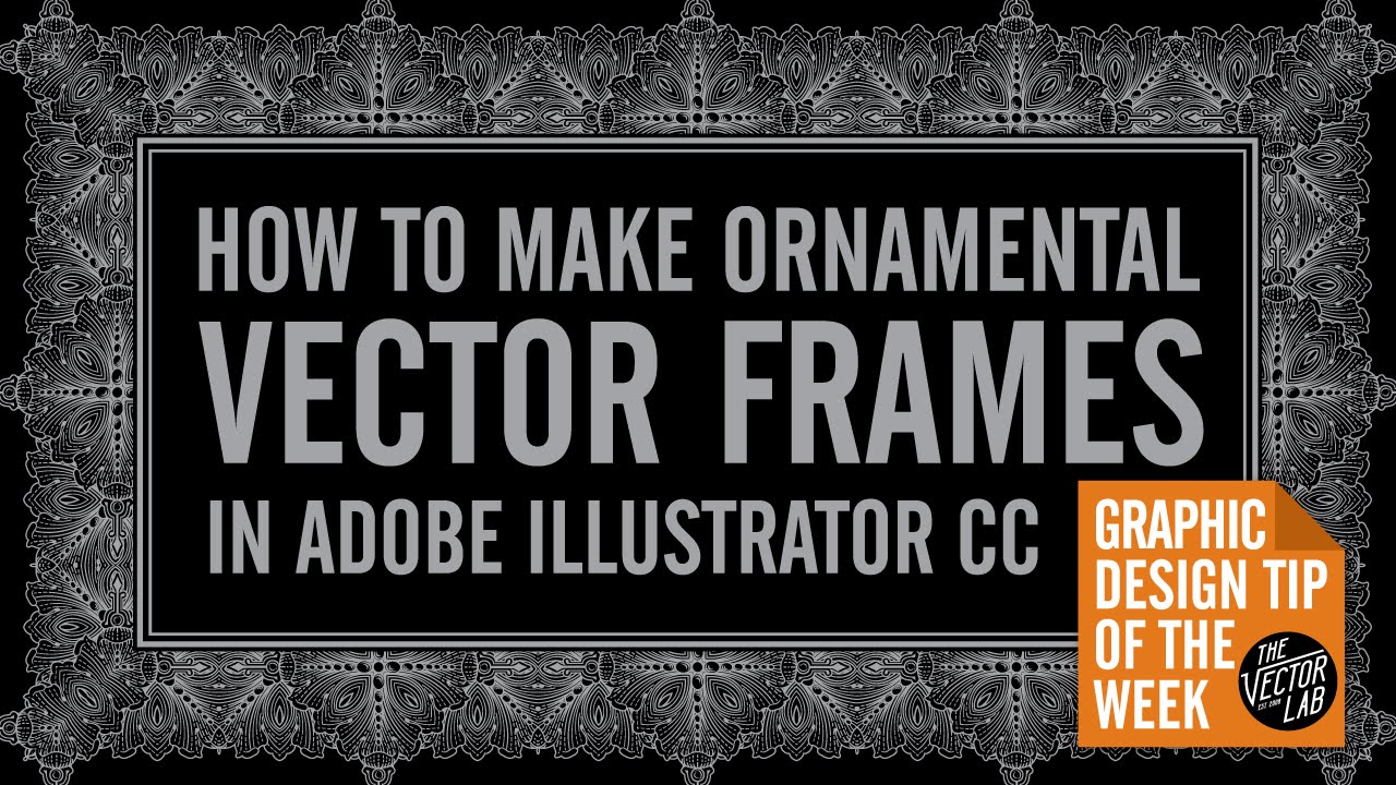 Use Illustrator CC Brushes to Make Vector Frames