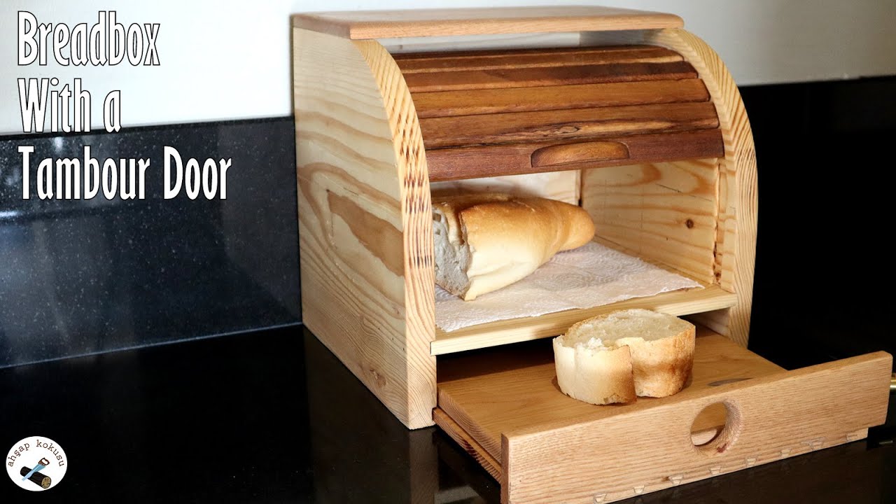 Хлебница с крышкой барабана