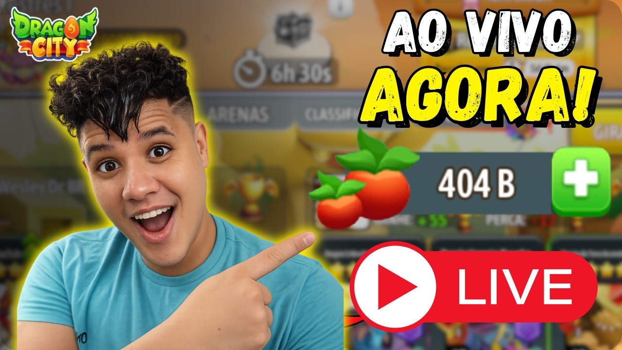 GASTANDO TODA MINHA COMIDA NO DRAGON CITY COM OS INSCRITOS 🔴 AO VIVO 🔴