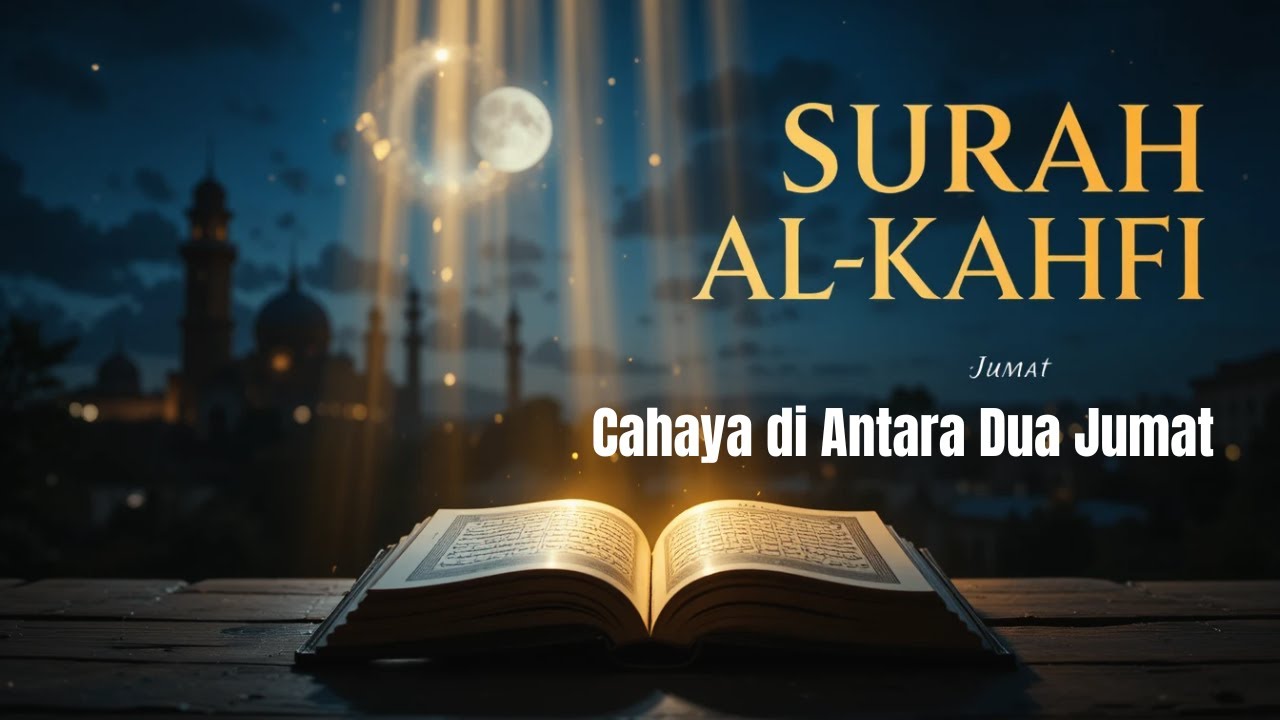 Malam Jumat Penuh Cahaya 🤍 Murottal Surah Al-Kahfi 7x | Cahaya di Antara Dua Jumat