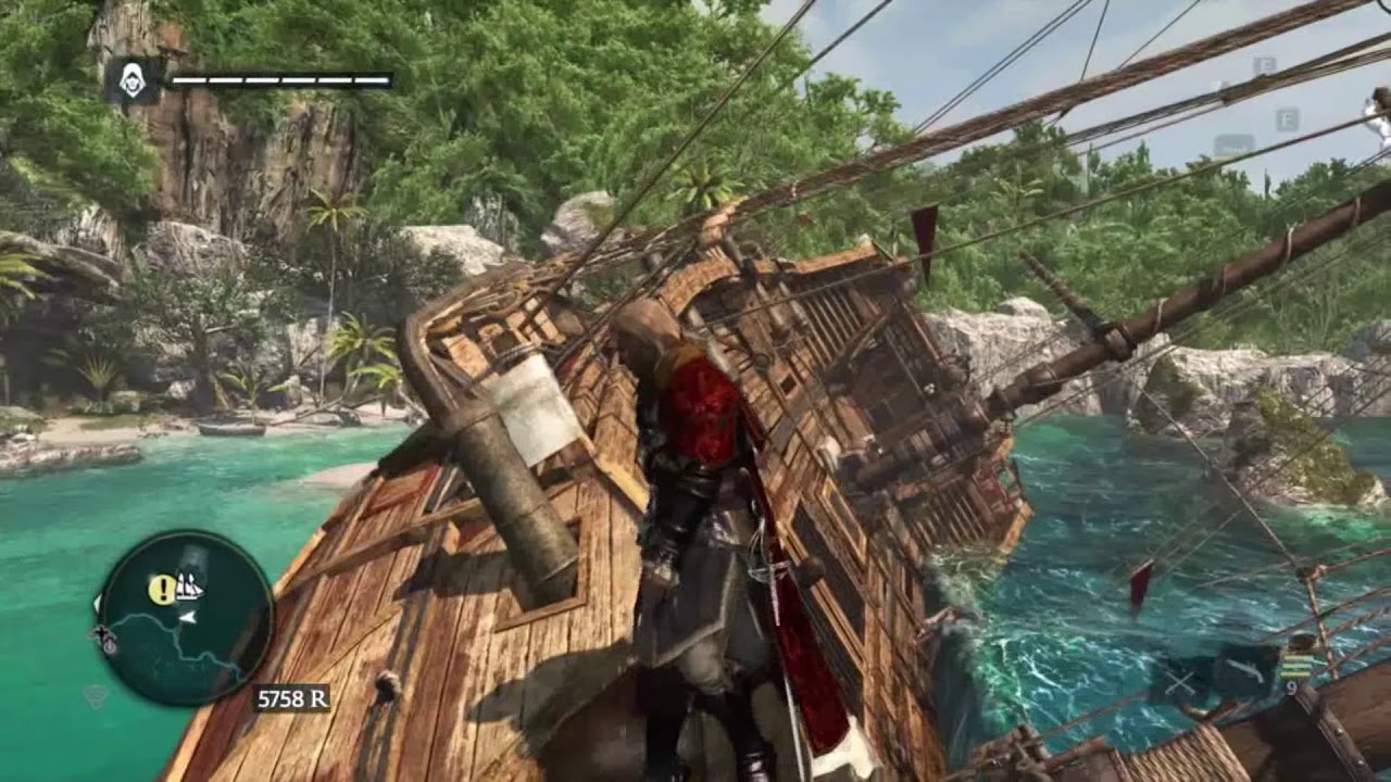 Assassins creed 4 : Black Flag - Massive Bug / Glitch With Ship
