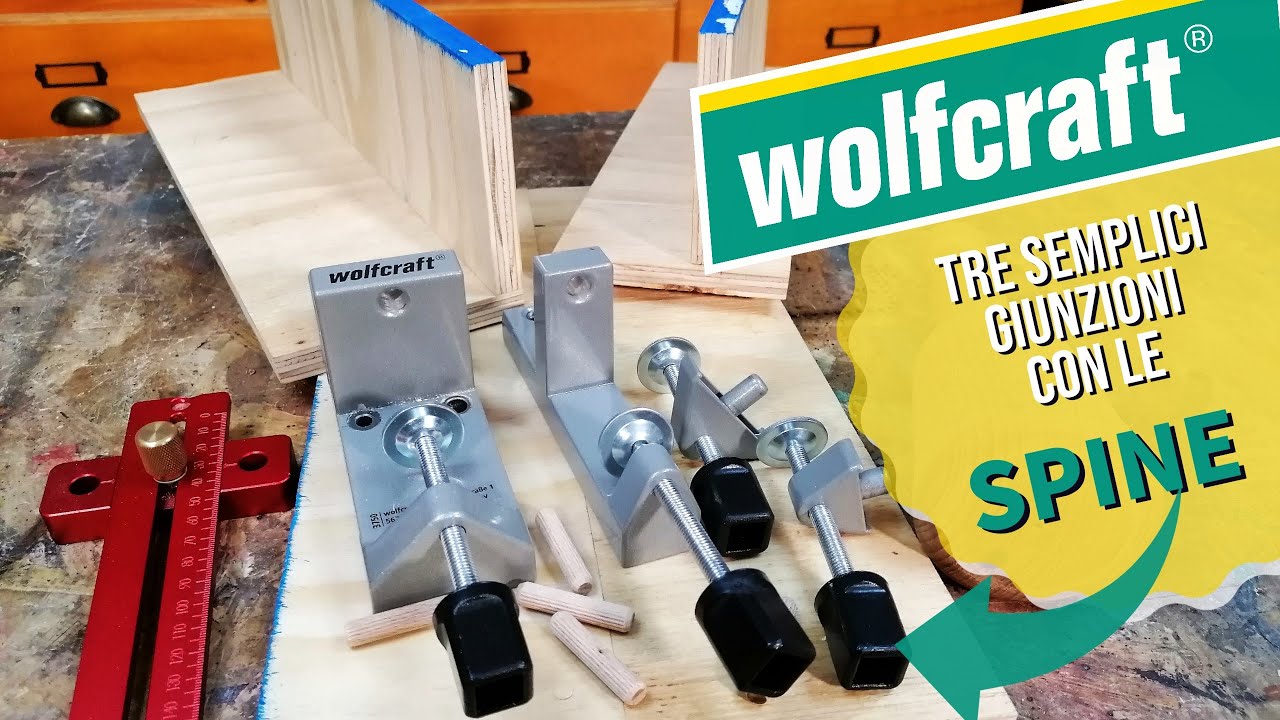 Wolfcraft conoscete questo Jig ? - Tre semplici giunzioni con le spine!