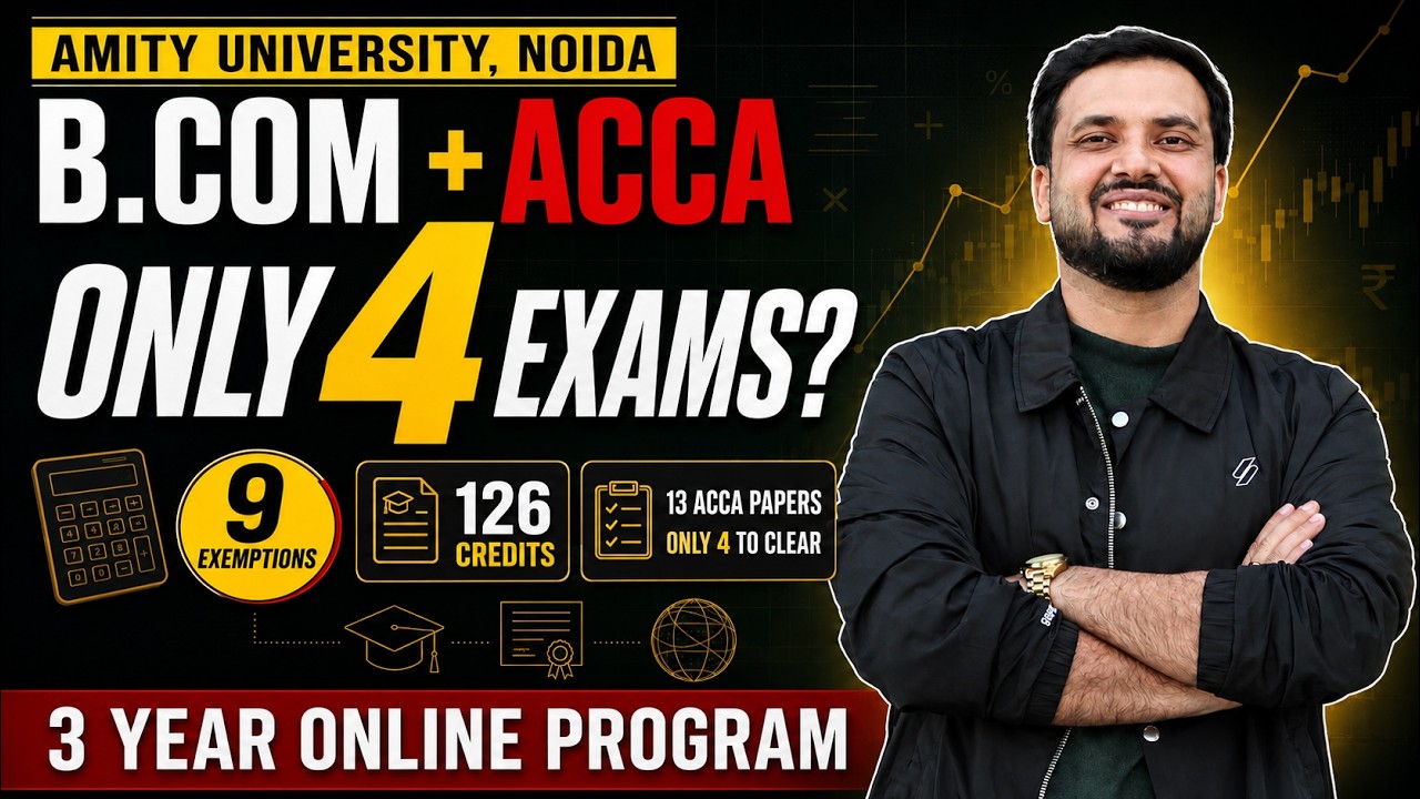 Amity Online BCom + ACCA: Is It the Right Choice?