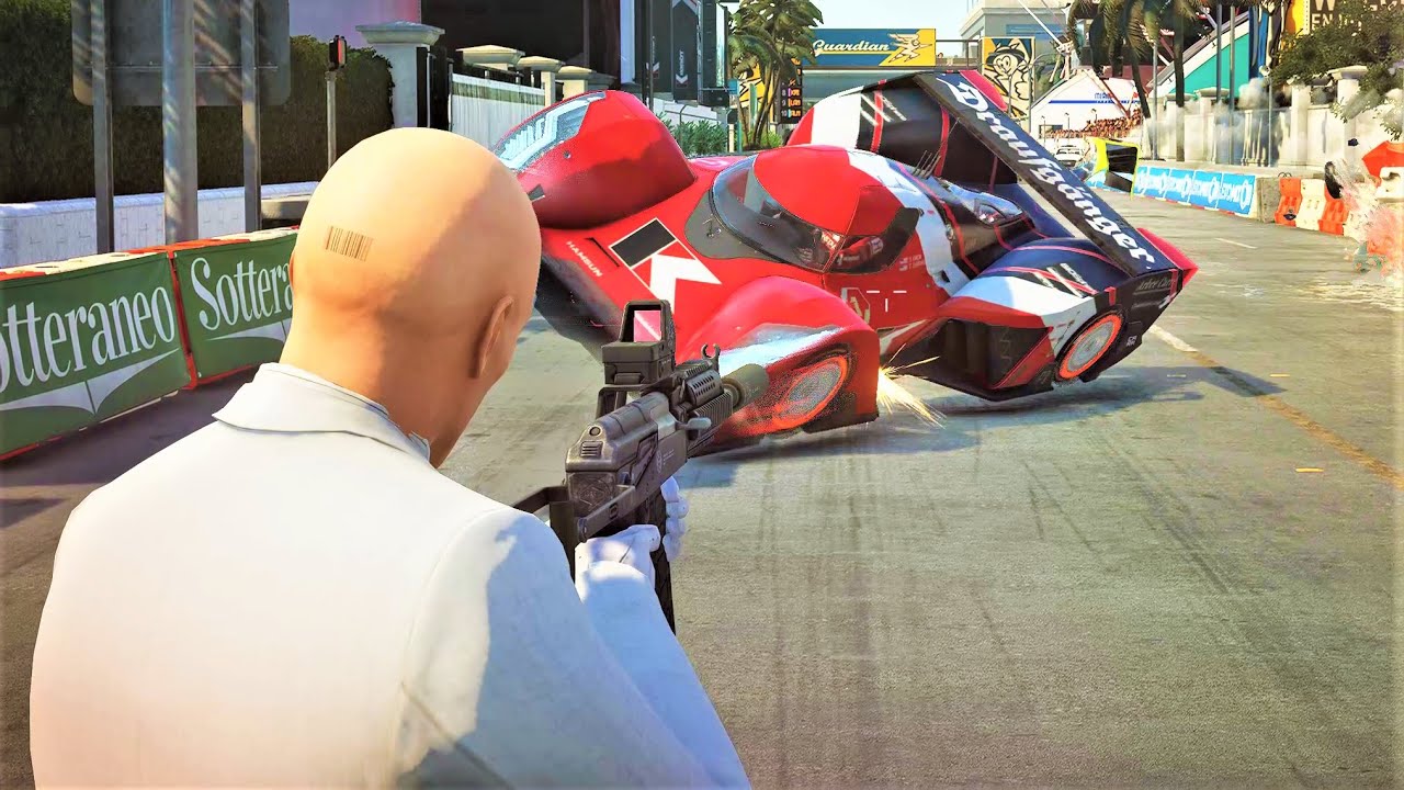 Hitman 2 &mdash; Смешные и жестокие моменты | Уникальные убийства с помощью оружия и эпические тряпичны...