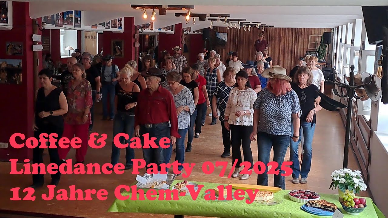 Coffee & Cake Linedance, 07/2025 12 Jahre Chem-Valley Line Dancer