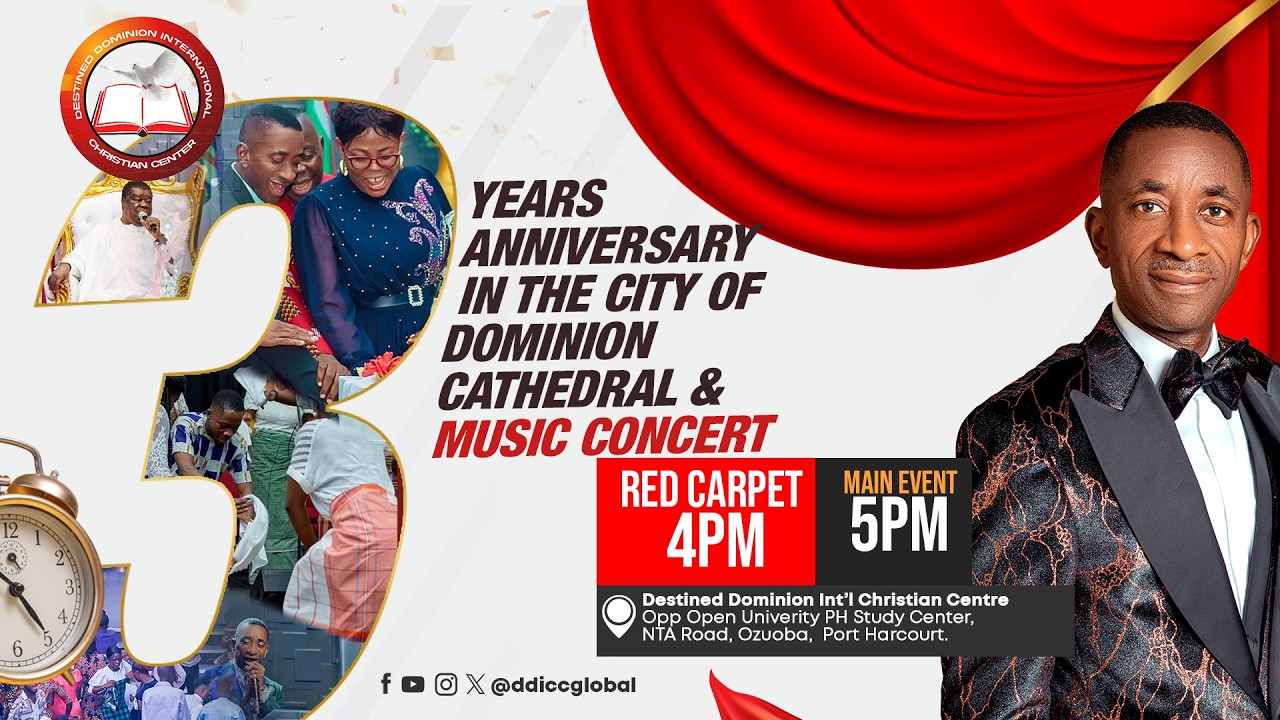 WELCOME TO DESTINED DOMINION INTERNATIONAL CHRISTIAN CENTER