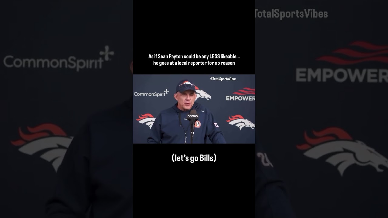I didn’t have a rooting interest in this… but Sean Payton makes it hard to root for him. Go Bills!