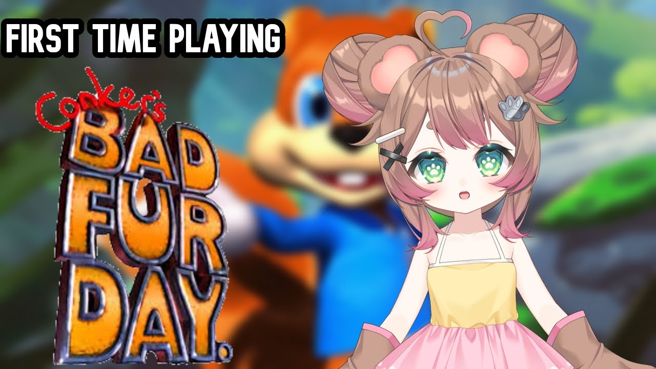 Irina plays CONKER'S BFD for the first time!