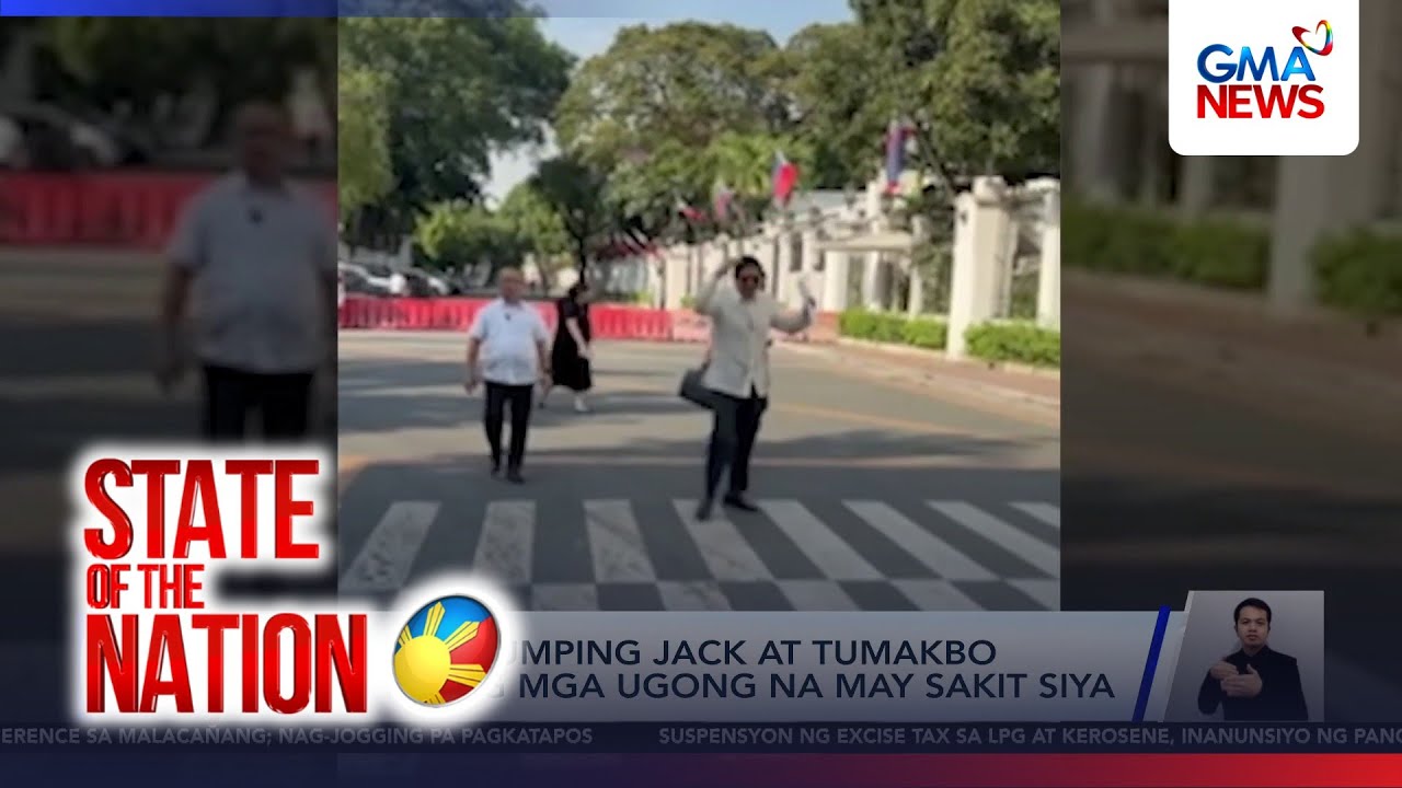 PBBM does jumping jacks to dispel ill health rumors | SONA