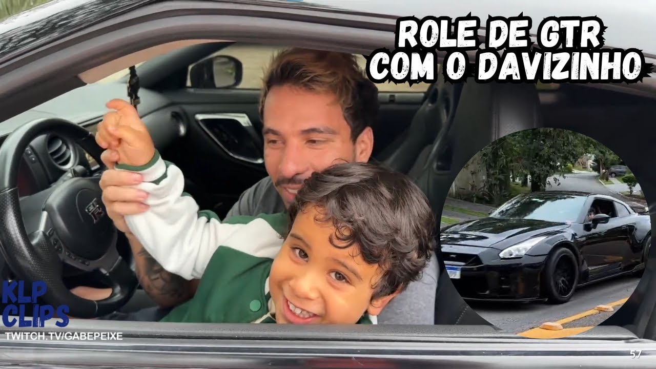 PIUZINHO COM FILHO DANDO ROLE DE GTR ! 🥰
