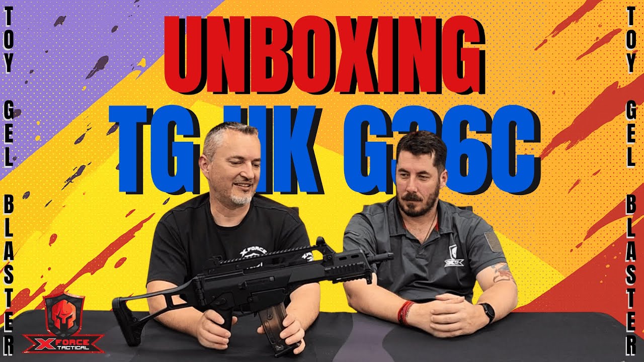 Помните этот классический гелевый бластер, созданный по образцу G36? | Распаковка TG HK G36(C)