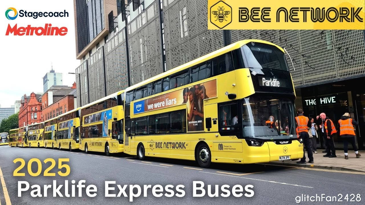 Huge Operation! Parklife Festival 2025 🐝 Express Buses in Action