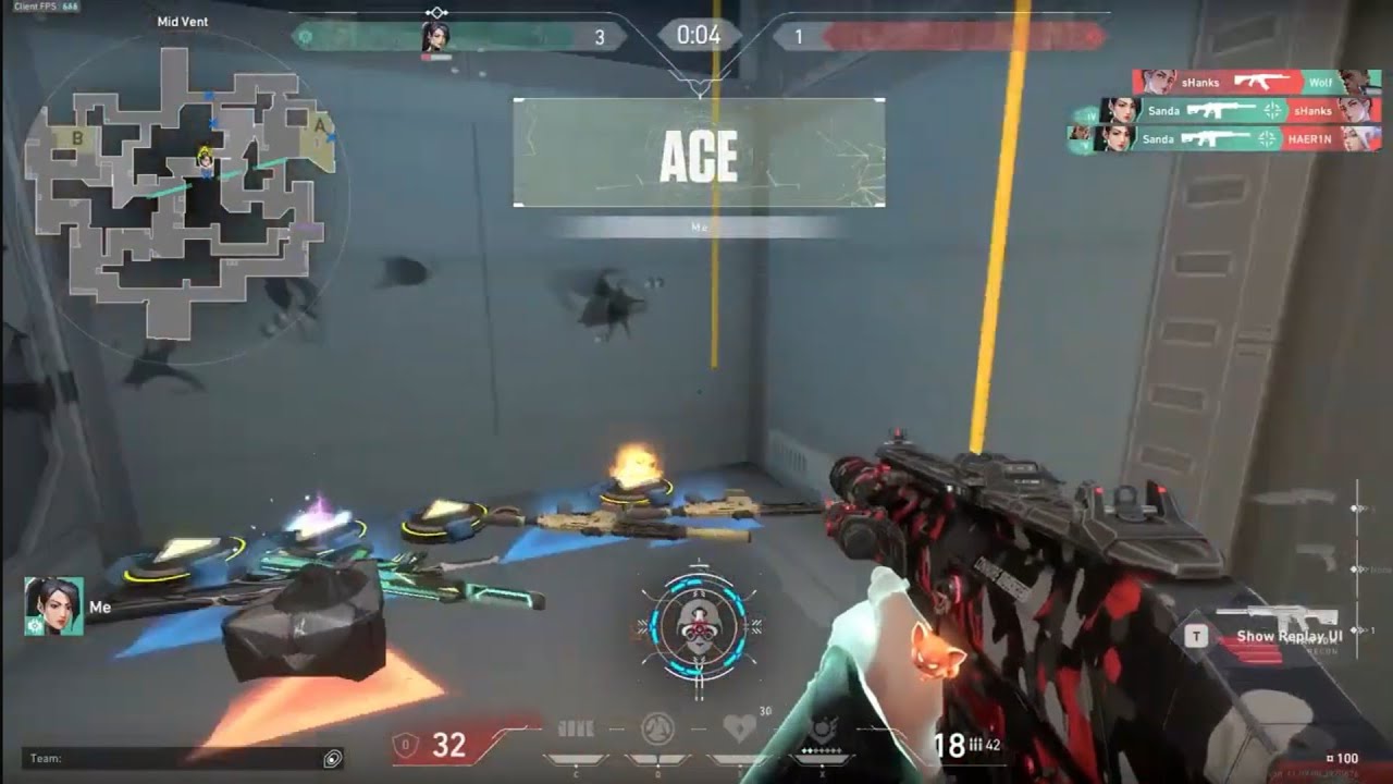 Aim labs in diamond lobby | VALORANT 