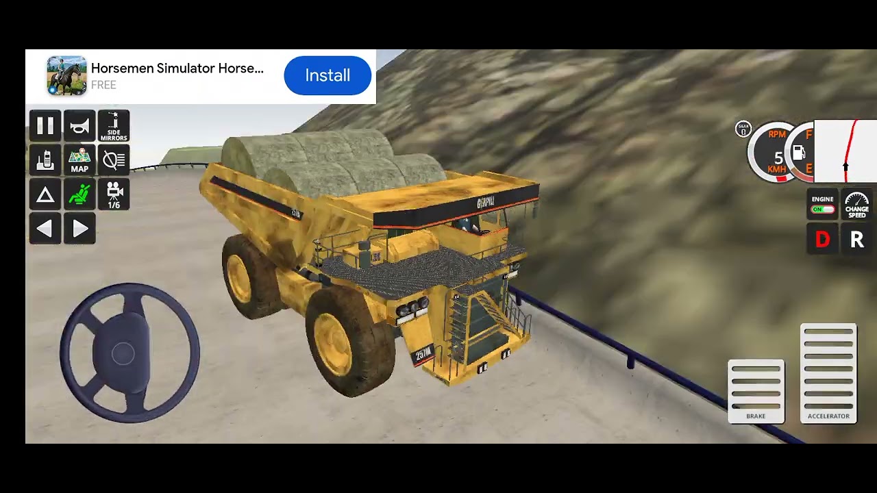 Heavy truck driving best off-road hill truck driving game 🎮🎯