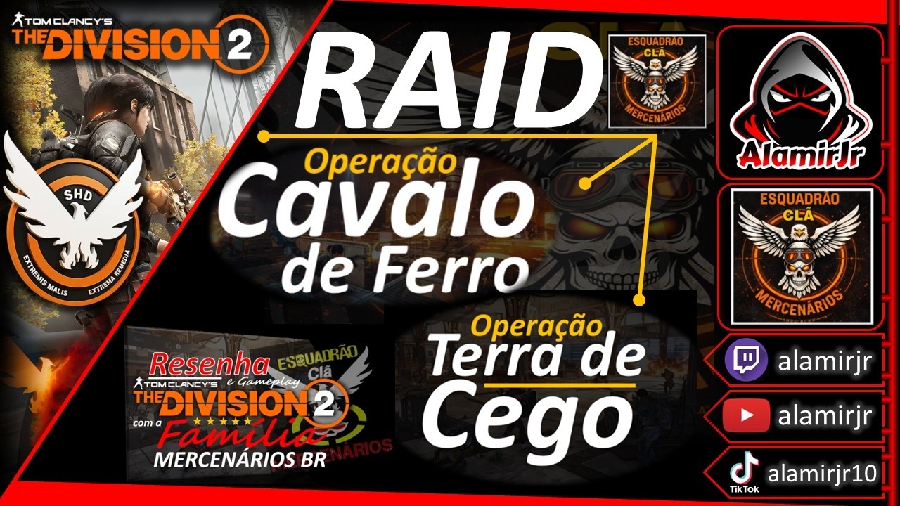 The Division 2 - RAID Esquadrão Mercenários - PS5 - Clã MBR✌️