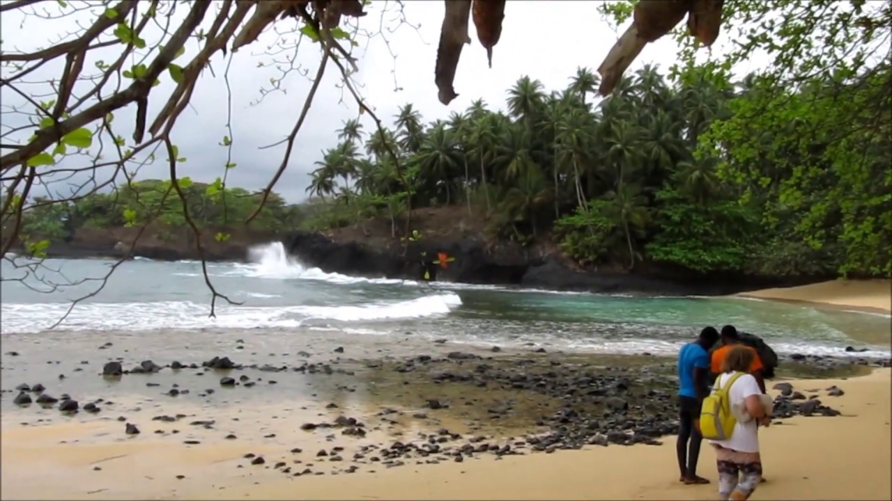 Praia Piscina 1, Rota do Sul, São Tomé e Príncipe