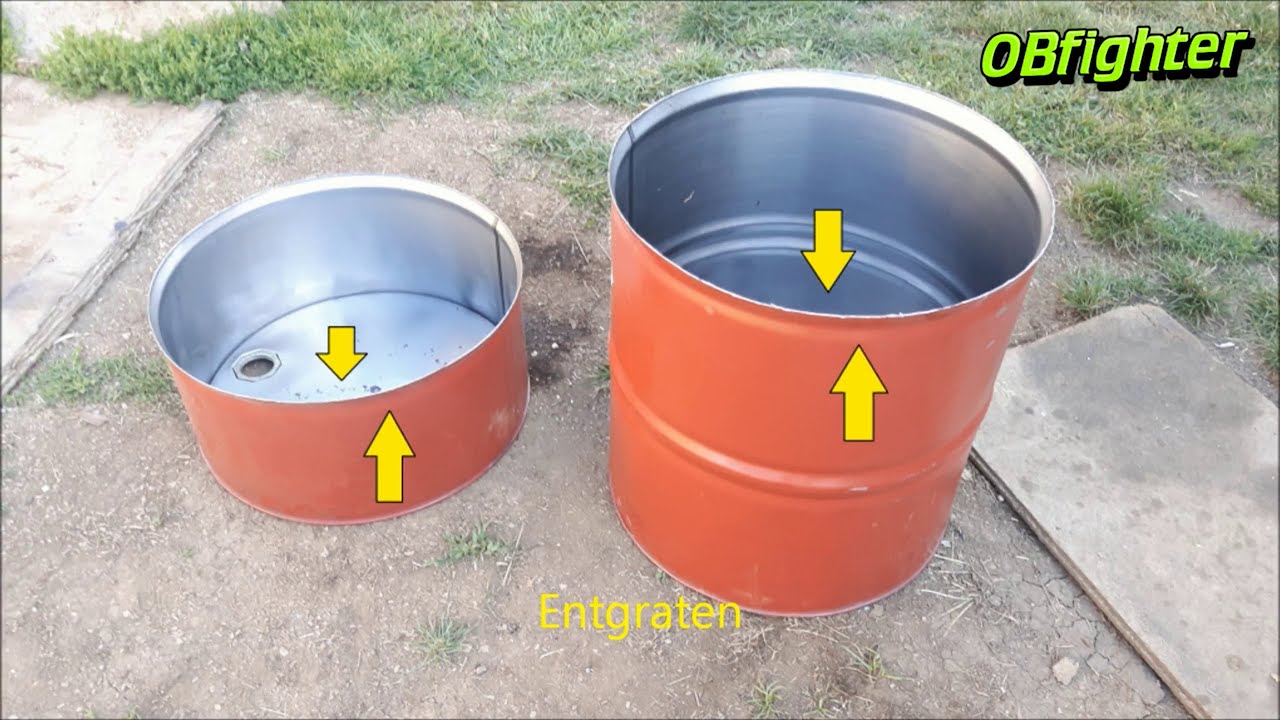Feuertonne bau und tipps  | #diy #metal