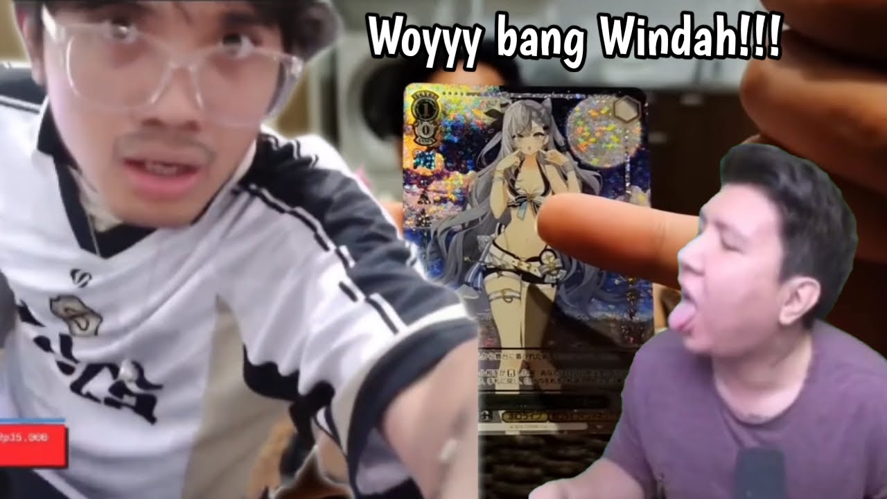 BANG WINDAH PAMER KARTU HOLO ZETA KE BANG AL