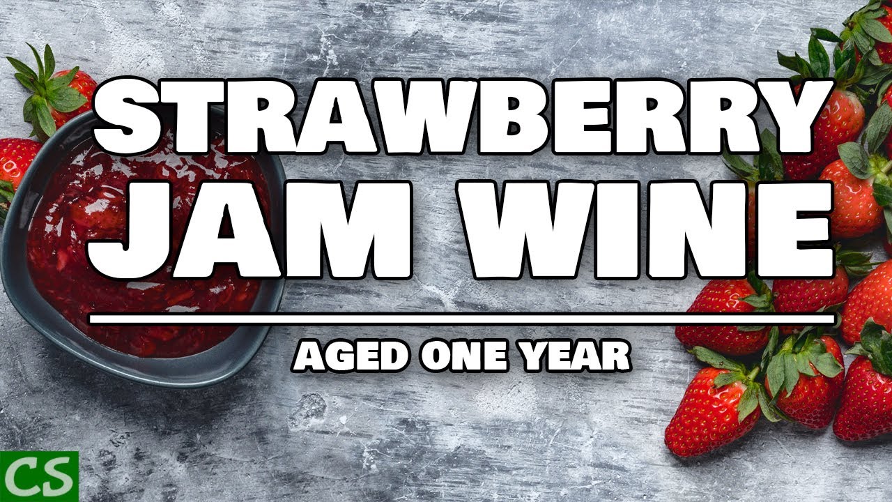 Strawberry Jam Wine One Year Tasting - SHOCKING results!