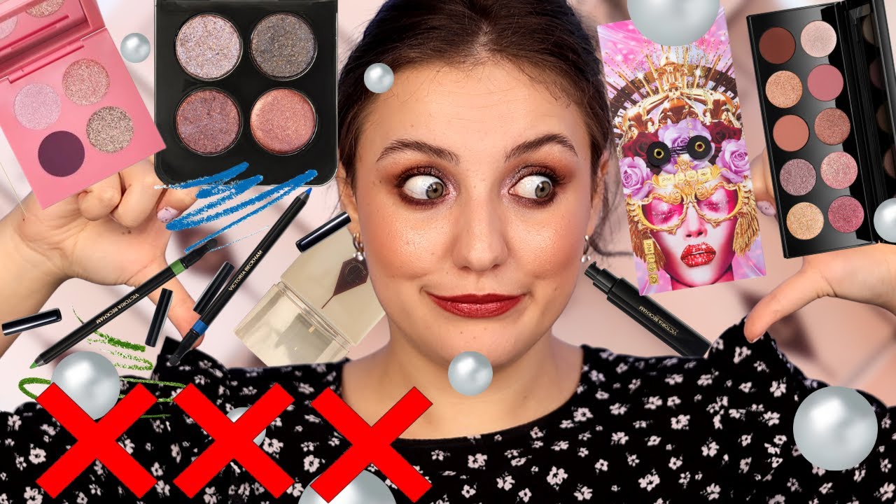 MAKEUP I REGRET BUYING with swatches and looks | Victoria Beckham, Pat McGrath, Charlotte Tilbury