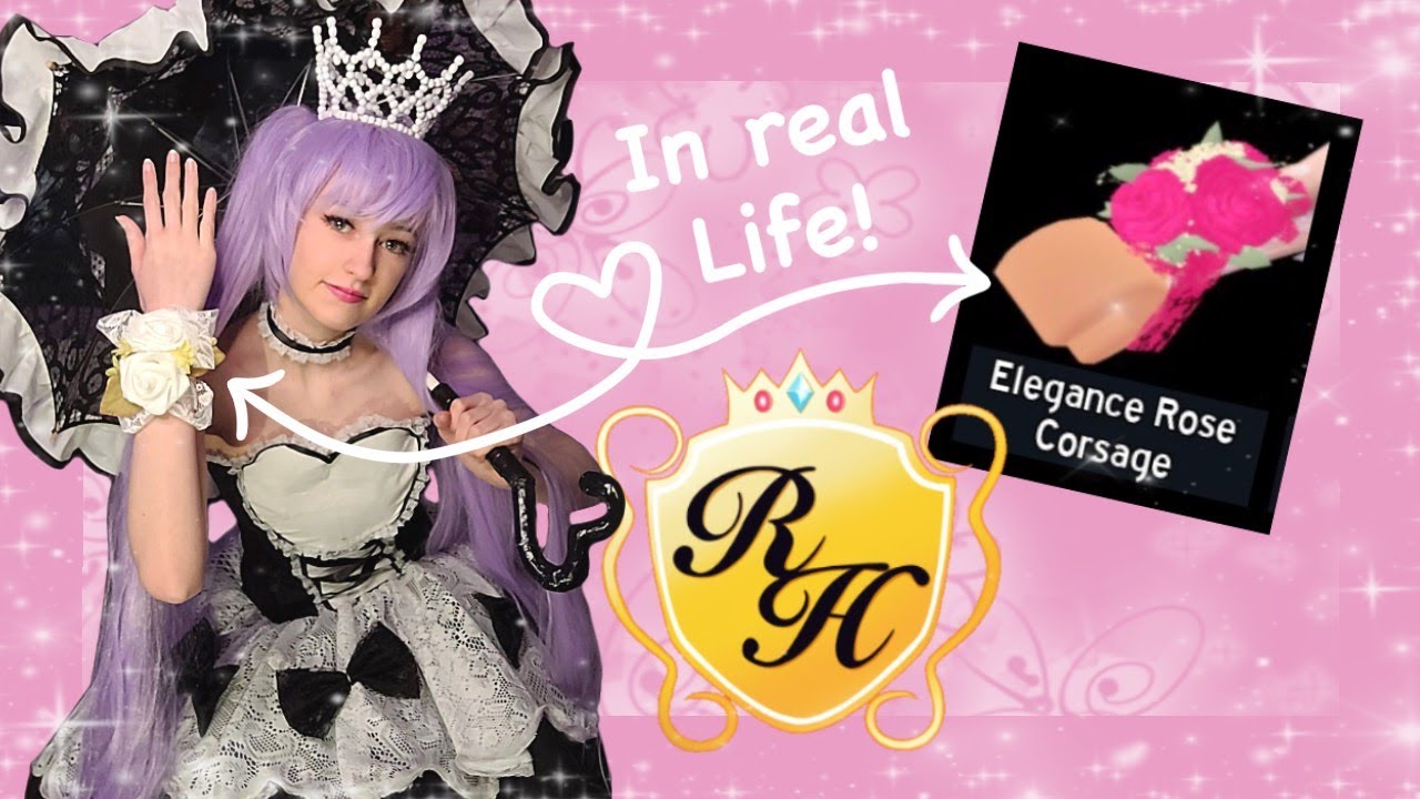 Elegance Rose Corsage IRL || Royale High Cosplay