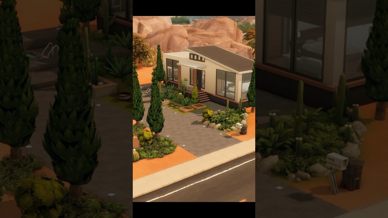 Part3 | Oasis Springs house renovation using BASE GAME only (NO CC) 🌵🏡 #thesims4 #sims4 #foryou