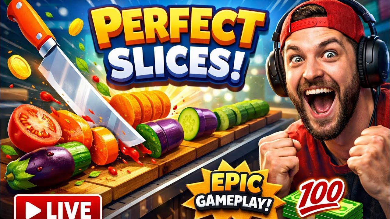 #PerfectSlices#PerfectSliceGame#SliceGame#SatisfyingGame#KnifeSlicing#MobileGame#viral#LiveStreamin