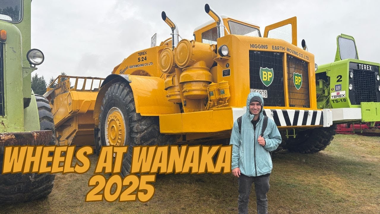 Hundred's Of Vintage Earthmover's In Action! Wheels At Wanaka 2025