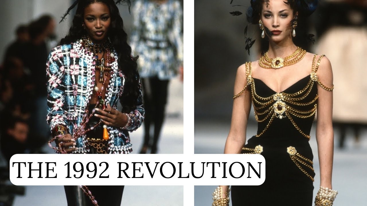 Почему редизайн Chanel Couture Лагерфельда 1992 года был гениальным | Chanel SS 1992 HC