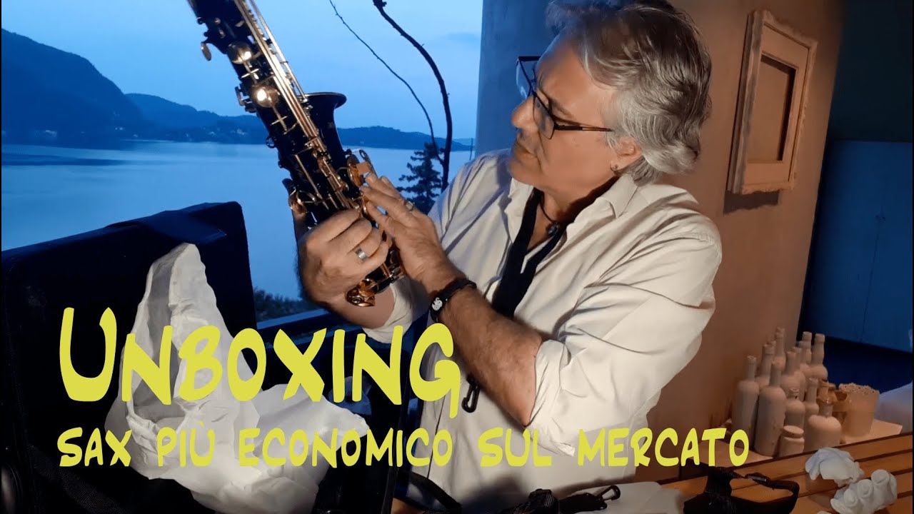 Unboxing: sax più economico sul mercato - sax contralto Ammoon € 243, il più economico su Amazon