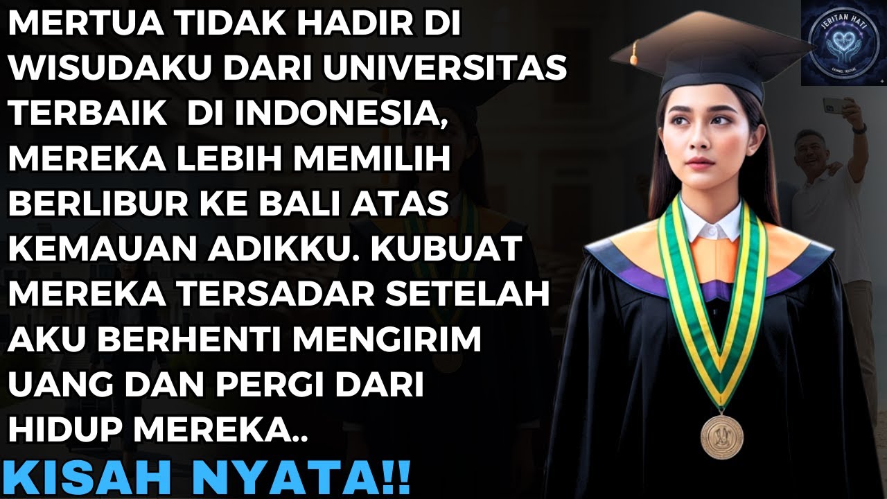 MERTUA TIDAK HADIR DI WISUDAKU MEREKA LEBIH MEMILIH BERLIBUR KE BALI UNTUK MENURUTI IPARKU - TAPI..