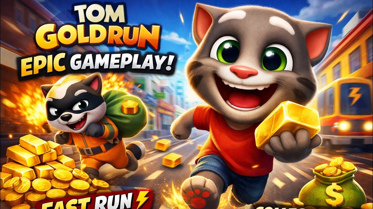 👉 Tom Gold Run Gameplay 😍 | Fast Run and Gold Collection #shorts #gameplay #trending 