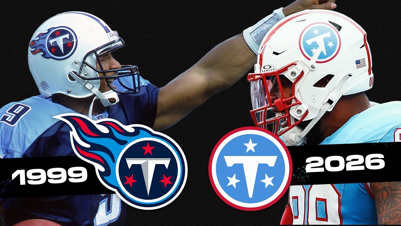 Tennessee Titans Reveal New Logo Based On Uniforms From Past to Present