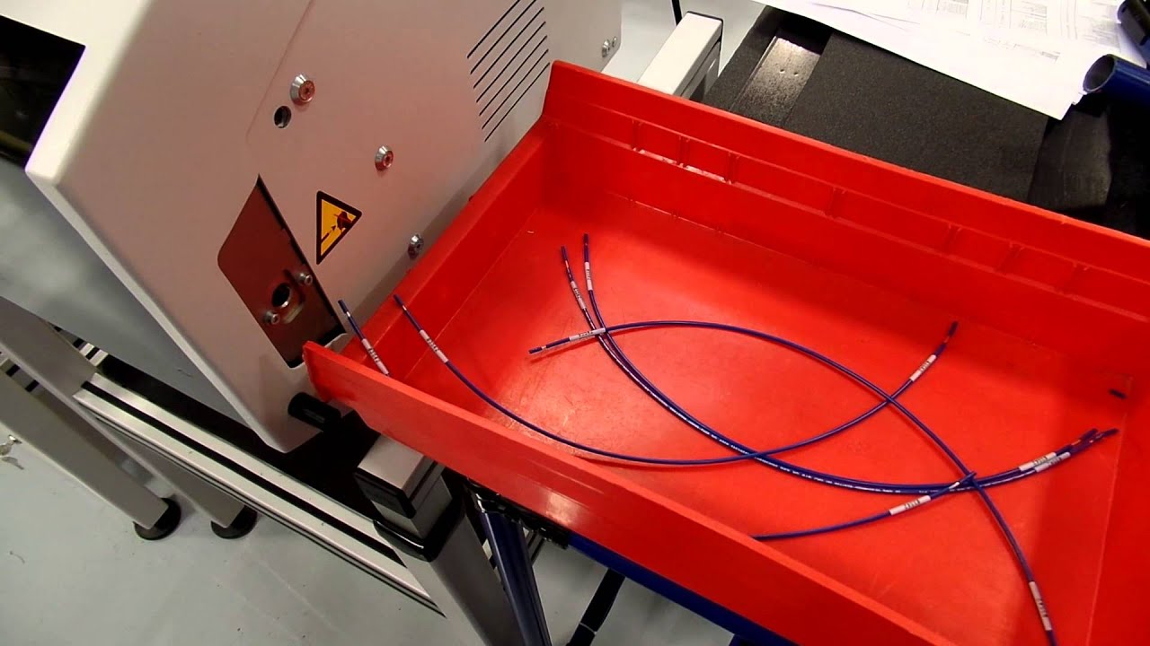 Automated wire labelling line