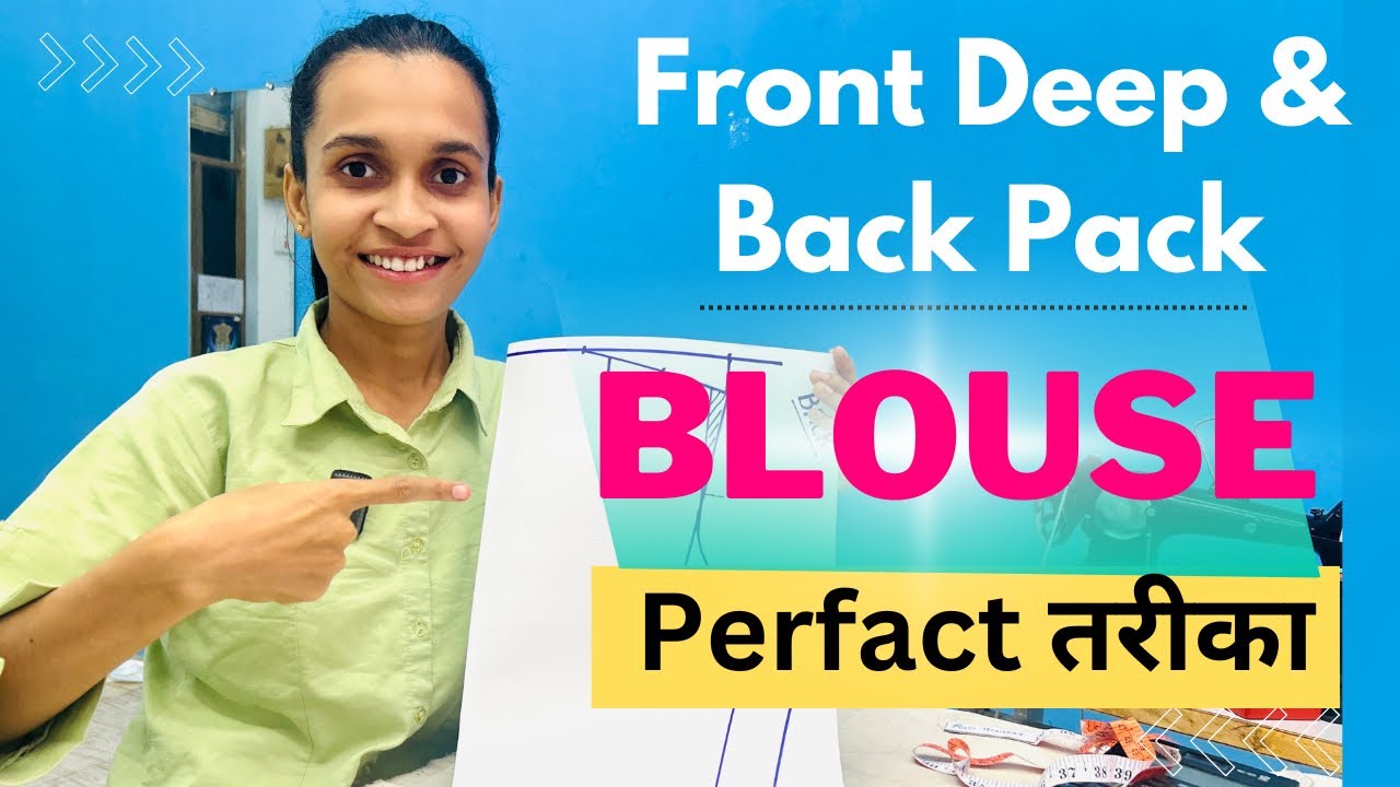 Front Deep & Back Pack Neck Bananeka Perfact Tarika | Step By Step Guide | Kruti Kamli Guide